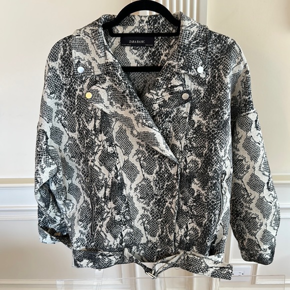 COPY - Zara Biker Printed Jacket